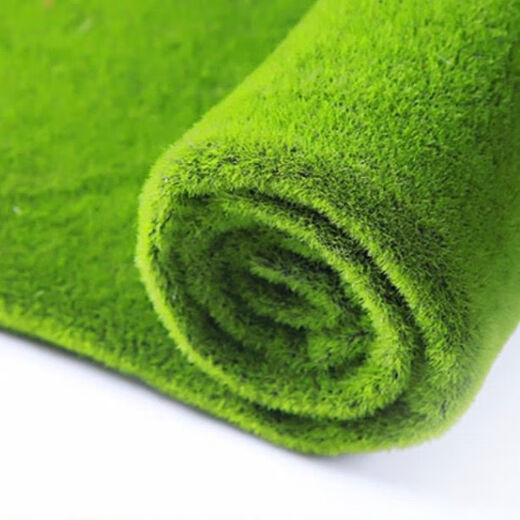 Simulated fake moss landscaping moss green lawn photography bonsai environment decoration diy artificial turf flocking original ecological wave style 30 cm * 30 cm