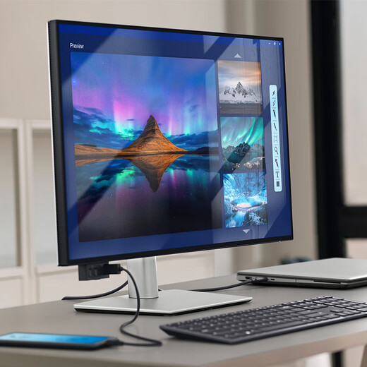 戴尔（DELL）显示器 UltraSharp U2725QE 27英寸4K120Hz 设计绘图 IPS Black 140W Type-C 旋转升降电脑显示屏 【重磅新品】4K120Hz兼容Mac