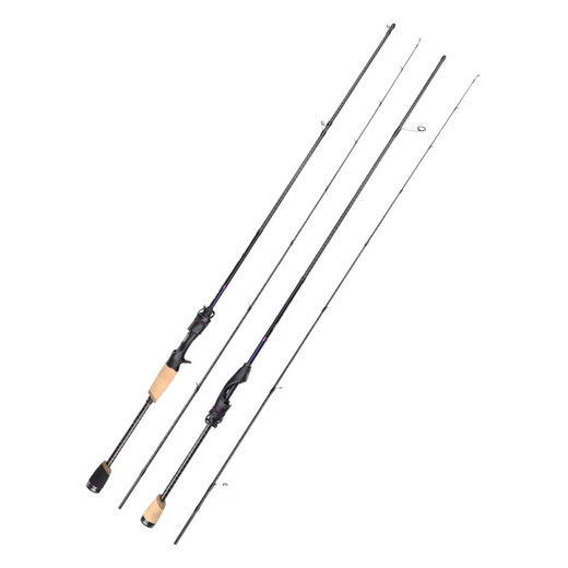 钓迷 FISHINGFANS【新品】青秀泛用路亚竿远投竿FUJIA环碳素高感钓鲈鱼鳜鱼虫竿杆 682m S直柄单竿204米全富士A环