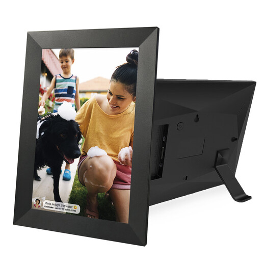 Almighty Vision pre-installed Frameo 10.1-inch WIFI digital cloud photo frame electronic photo album popular popular e-commerce smart FrameoAPP black-European regulations 32G