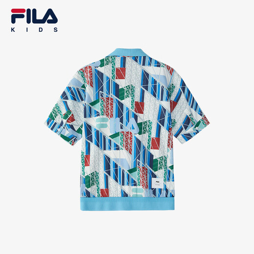 Fila x Pompidou Center Fila Children's Clothing Children's Shirt New Men's and Large Children's Casual Short-Sleeved Tops Full Print One-ZA 150 cm