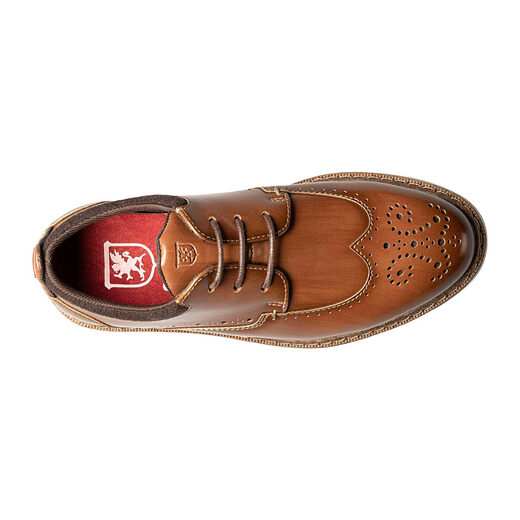 Stacy AdamsSTACY ADAMS Boys' Synergy Wingtip Lace Oxfords, Cognac, 1 Big Kid Cognac 1 Big Kid