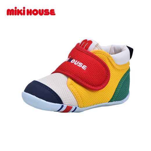 MIKIHOUSE toddler shoes, boys and girls shoes, classic baby shoes, new mixed colors, 13cm (suitable for feet 12.5cm long)