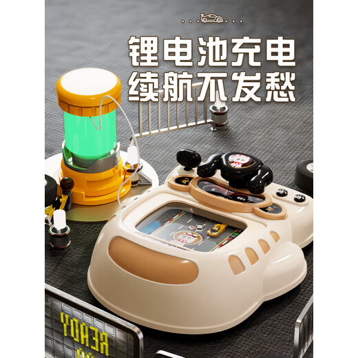 儿童玩具6一13练注意力孩子专注力训练闯关游戏机8一12岁男孩女孩 双供版-充电版【399个关卡】赛车