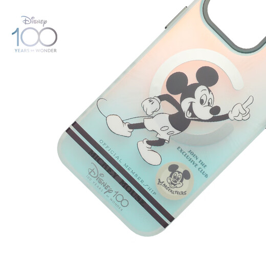Magic Disney 100th Anniversary Retro Series iPhone 14 Pro Max Magnetic Phone Case Lights up 100 Mickey Colorful Apple Phone Case
