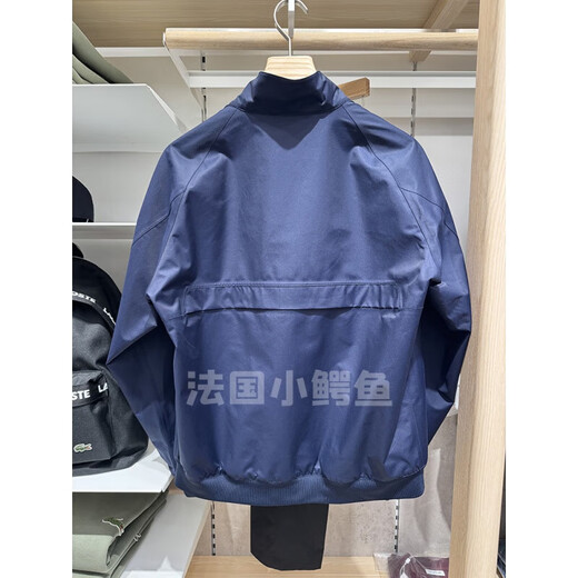 LACOSTE鳄鱼法国鳄鱼男装25春季新款时尚防泼水哈灵顿夹克外套|BH7029官 166_藏青色 L 52 __180