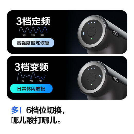 Skg fascia gun F1MAX shoulder, neck, lumbar spine, leg muscles, whole body professional massage, relaxation massage instrument, cervical mask gun, birthday and New Year gifts for parents and boyfriends