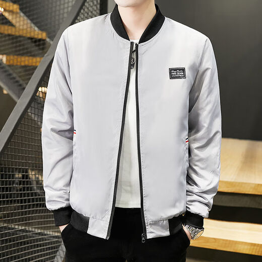 Hualin Fashion Spring and Automne Baseball Lone Veste Men's Trendy Casual Style 686 Veste [vide] 5xl [suggéré 175-190jin [Jin est égal à environ 0,5 kg]]]