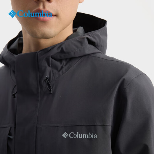 Columbia哥伦比亚2025春夏户外男装防水防风夹克徒步外套单层冲锋衣XE4839 011 M （175/96A）