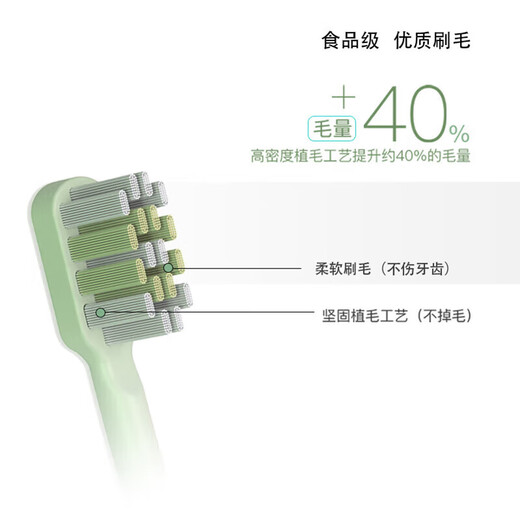 Sonic Electric Electric Tooth щетка Интеллектуальная полностью автоматическая, чувствительная к льду, высокие ценные, домашние путешествия, съемные зубные щетки, мягкие щетинки [Ограниченная покупка] Свежий зеленый + поставляется с 3 щеткой головкой.