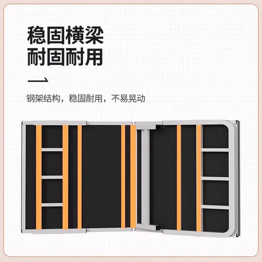顾恩折叠床单人床家用午休小床成人简易出租屋1米2便携双人床硬板铁床 正方管- 白色 186*70