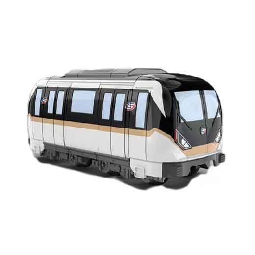 IGIFTFIRE Suzhou Metro Q version train model alloy train locomotive static boy toy children's car gift Line 11 + display box