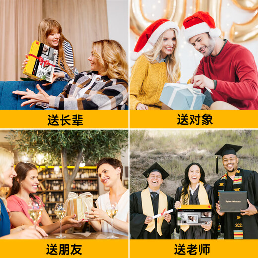 Kodak 1018 álbum de fotos electrónico 10,1/15,6 pulgadas marco de fotos digital de alta definición mesa pantalla táctil reproductor de fotos inteligente regalo de boda conmemorativo (1018) 10,1 pulgadas) negro