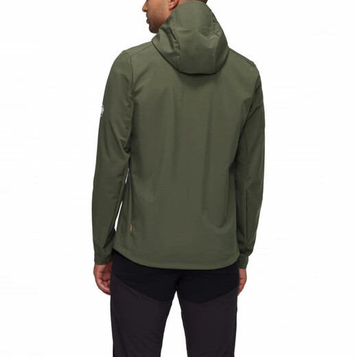 猛犸象Outdoor So Hooded 舒适休闲软壳透气夹克外套 男款 黑色/Black S