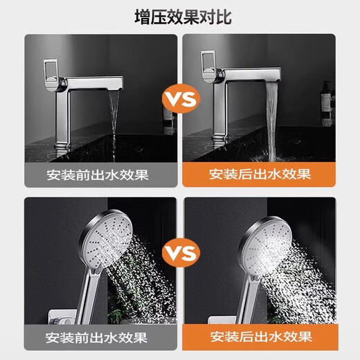 CLCEY变频增压泵家用全自动静音全屋自来水热水器管道加压自吸泵抽水泵 3档调压白色-战神款1390W
