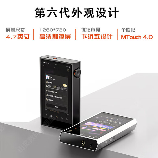 SHANLING M5U (M5Ultra) 10th Anniversary Lossless Music Player Walkman Pure Audio Player HiFi Compact Portable Bluetooth MP3 Boyfriend Gift Breakthrough Silver