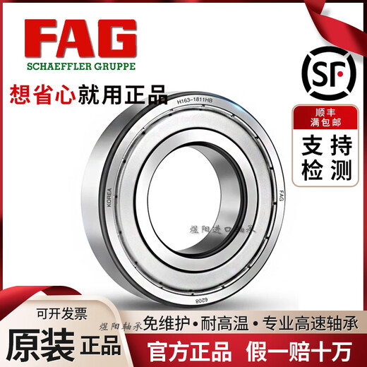 FAG Importierte Lager 6200 6201 6202 6203 6204 6205-2Z/2RZ/2RSR/C3 6204-2Z --- Metalldichtung