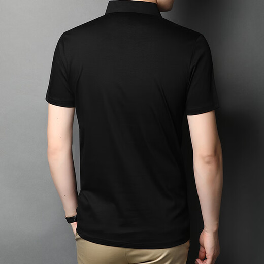 Septwolves Camiseta de verano de la solapa de manga corta para hombres POLO DE MEDIO DE MEDIO DE MEDIO DE MEDIO DE MEDIO DE MEDIO MACIL