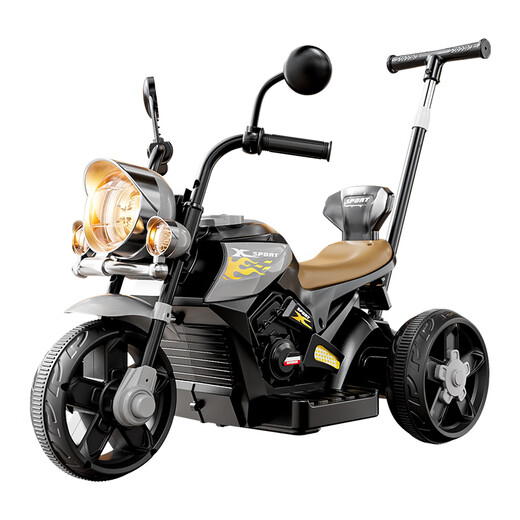 Bebel Children's Electric Bike Motorrad 1-3-6 Jahre alte Jungen Babyspielzeugauto können mit Fernbedienungs-Batteriewagen sitzen. High-End Gray [Single Drive + Large Battery + Early Education Music]