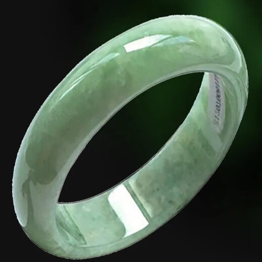 Fat Donglai quality calcite jade bracelet for women emerald color jade bracelet light green jade bracelet for women light green 56 suitable for 90-105 Jin Jin equals 0.5 kg