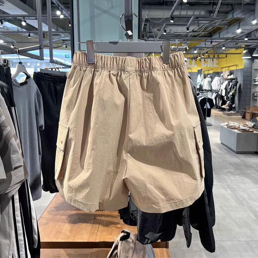 Adidas Shorts Frauenhose 2025 Sommer Neue Sporthosen Workestil komfortable atmungsaktive Casos Shorts JL9274 Khaki S