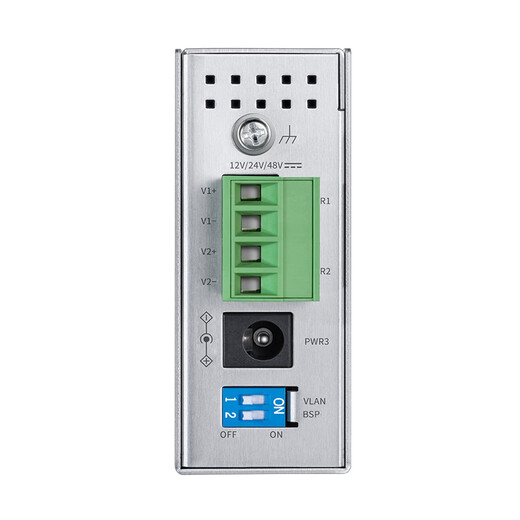 Oluxun customized industrial switch 100 Gigabit Gigabit Ethernet network 5 port 8 port 24 port optical port rail guide rail wall-mounted TL-P12200A (12V/2A, ordinary industrial exchange
