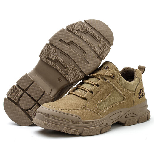 Zapatos de protección de mano de obra Los zapatos de seguridad anti-smash y anti-esting de seguridad inverso de cuero retirable, resistente al desgaste, zapatos de trabajo de trabajo aislados cómodos y livianos electricistas 42