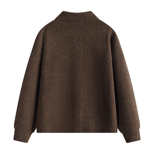 
NVGYOUNG Italian small sailing boat men and women same wool knitted cardigan autumn and winter lapel loose casual sweater men's jacket