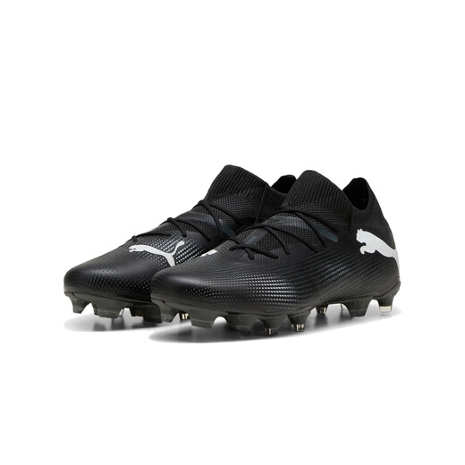 PUMA FG/AG Long Spike Lightweight Training Football Shoes Men's Natural Turf Spikes FUTURE 7 107715 Black-White-02 43