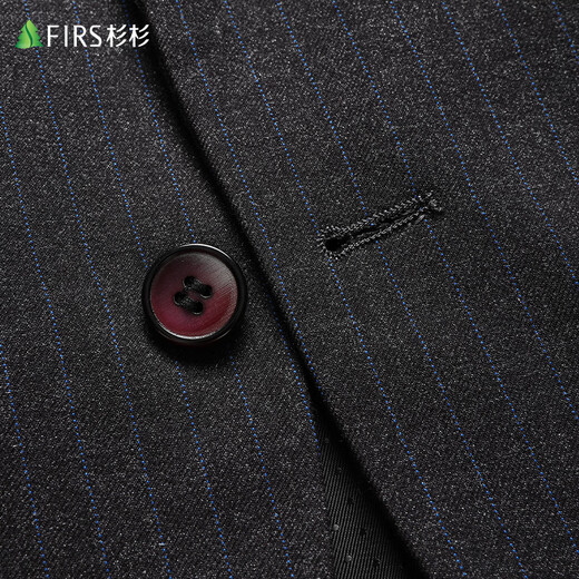 Shanshan suit men's slim professional formal suit business casual striped groom's wedding dress men's clothing