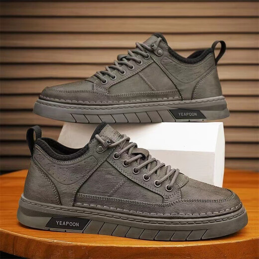 The same men's shoes 2025 new business casual leather shoes for men's lightweight low-top shoes fashionable and versatile YC9901 black 39