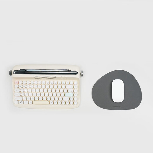 EXCO alfombrilla de ratón pequeña de cuero de guijarros gris alfombrilla de ratón pequeña alfombrilla de ratón portátil alfombrilla pequeña fácil de llevar mini oficina ultrapequeña mini niña estilo viaje de negocios 0393