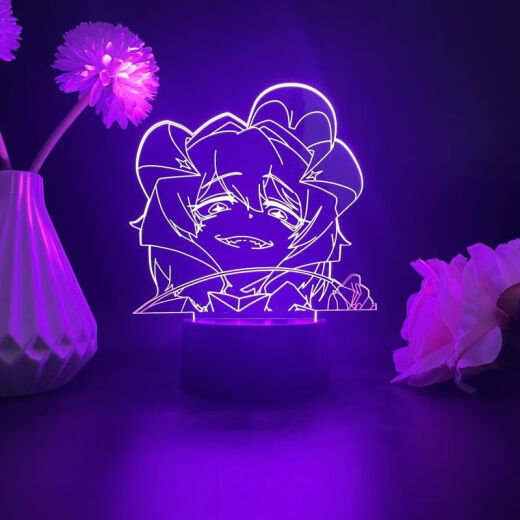 Chiyou anhela convertirse en una bailarina de figura mágica, Duna, Lis, Tenkawa Kaori, animación de luz nocturna circundante, grietas sobre fondo blanco, toque de 7 colores, USB+compartimento de batería 4877 Tenkawa Kaori