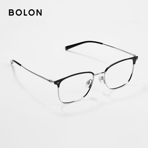 BOLON暴龙近视眼镜25年王鹤棣同款新品钛框男复古休闲镜框BA7009 B15