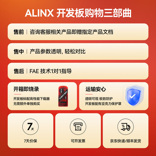 ALINX FPGA Development Board Black Gold Xilinx ARTIX7 XC7A35T HDMI Video Image Processing Ethernet AX7035B V2.0 AN831 Audio Package