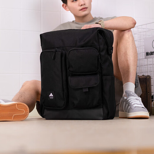 Adidas (adidas) Herrenbag Frauenbag Rucksack 25 Sommer Neue Mode Outdoor Reisen Großkapazitäten Freizeitsportrucksack Schoolbag JL8343 MISCH