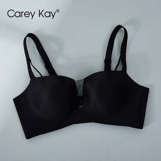 Carey Kay纯欲内衣女2025最新款小胸不空杯文胸聚拢显大防下垂上托胸罩bra 米白色 S （建议32/70AB）