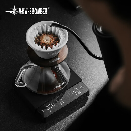 MHW-3BOMBER Bomber Rubik's Cube Coffee Scale 3.0Pro Max Italian Hand Brewing Precision Timing Smart Electronic Scale Kitchen Scale 3 Brewing Modes Rubik's Cube 3.0 Electronic Scale