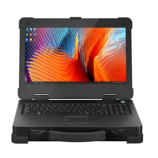 Hongtu 15,6 pouces à trois pouces à trois carroson Ultra-Thin ordinateur portable renforcé Portable External Work Workstation Computer Industrial Control Server Graphics Carte Aluminium ALLIAM ILLIAL HISEUX TOUCH BLACK 15.6 pouces Single Screen / 8G + 256G I7-3520M / 8G / 256G