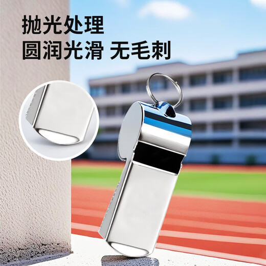 Mandelai Whistle Whistle Stainless Steel Police Whistle 10 Pack Referee Coach Outdoor Lifesaving Whistle