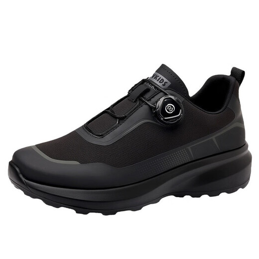 Zapatos de tendencia de carrera transfronteriza de Poustep 2025 zapatos de verano zapatos para hombres deportes casuales al aire libre zapatos de tela transpirable ls3527 zapatos negros individuales 38
