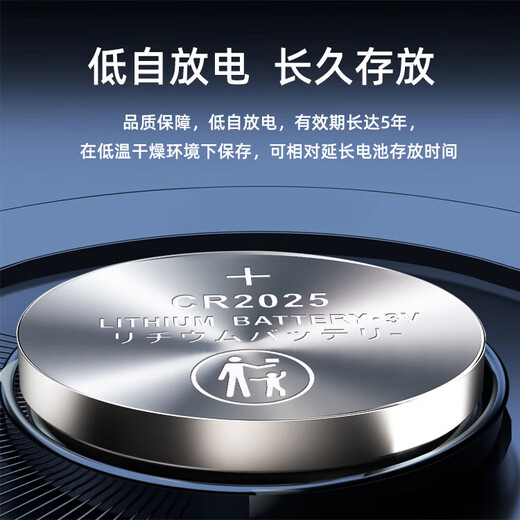 纽扣电池CR系列电脑主板称体重秤温度计电子 适用于宝马奔驰奥迪大众汽车钥匙遥控器【单件包邮】 CR2032单粒装