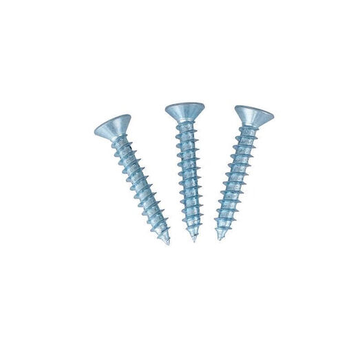 Bingyu croix dure tête de tête contre-tape auto-tape longueur de vis de tête plate Panneau de tête de tête à bois Blue zinc aluminium alliage alliage M4 M41425jin [Jin est égal à 0,5 kg] environ 12250