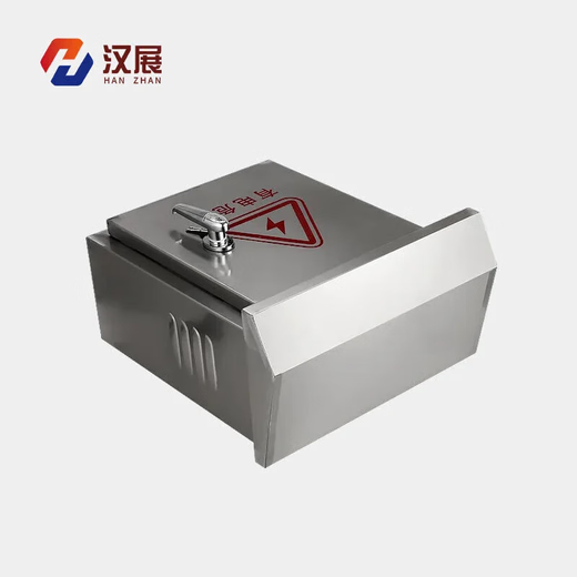 Hanzhan HZ-2F453 201 stainless steel distribution box pole box lighting box electrical box cabinet power box 400*500*300