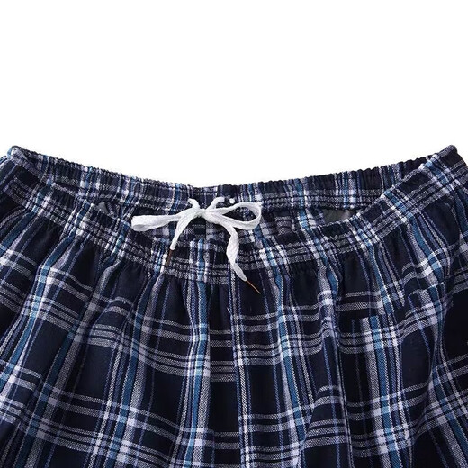 
Summer pajamas, five-point shorts, men's plaid loose and breathable home style, old man's shorts, thin underwear, outdoor style, random style [one set], single size [115Jin[Jin equals 0.5 kg]-175Jin[Jin equals 0.5 kg]]