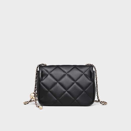 Anysmic Bag Damenbeutel leichte Luxus große Marke High-End-Marke Frauenbag 2025 Neue One-Shoulder Crossbody Bag Kette kleine quadratische Tasche Schwarz