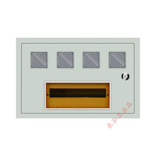 PZ40 single-phase meter box 4-household distribution box DZ47 guide rail installation household surface-mounted single C45 wall-mounted four-household 4-household surface-mounted height 400*width 600*depth 140