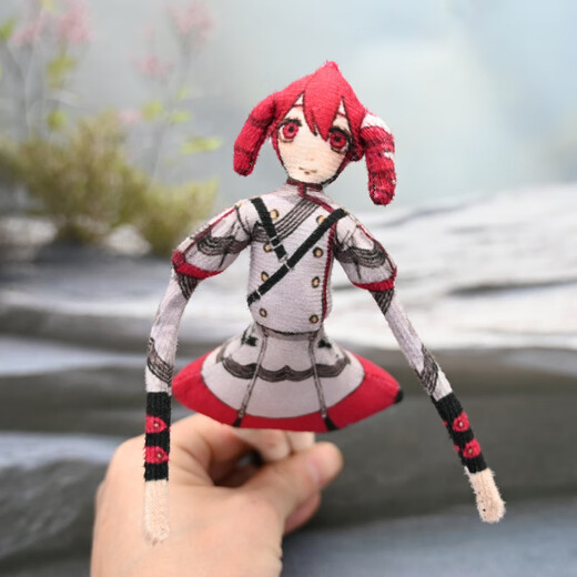 酷酷藤虚拟歌手初音未来镜音双子重音teto周边抽象玩偶老鼠干可活动摆件 镜音铃 15厘米