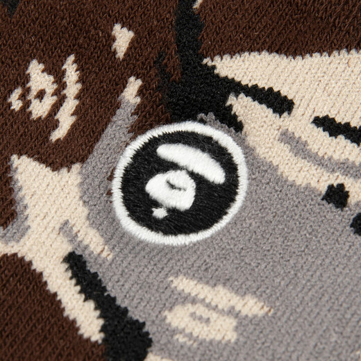 Aape flagship store accessories camouflage jacquard casual trendy mid-calf socks 4293XXP WHZ/white S