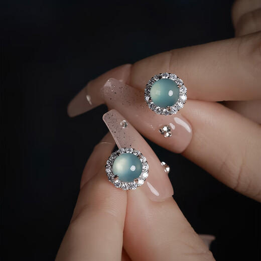 Jianlu – boucles d'oreilles en argent et jade naturel pour femmes, boucles d'oreilles en jade de haute qualité, bijoux, cadeau d'anniversaire pour femme et mère